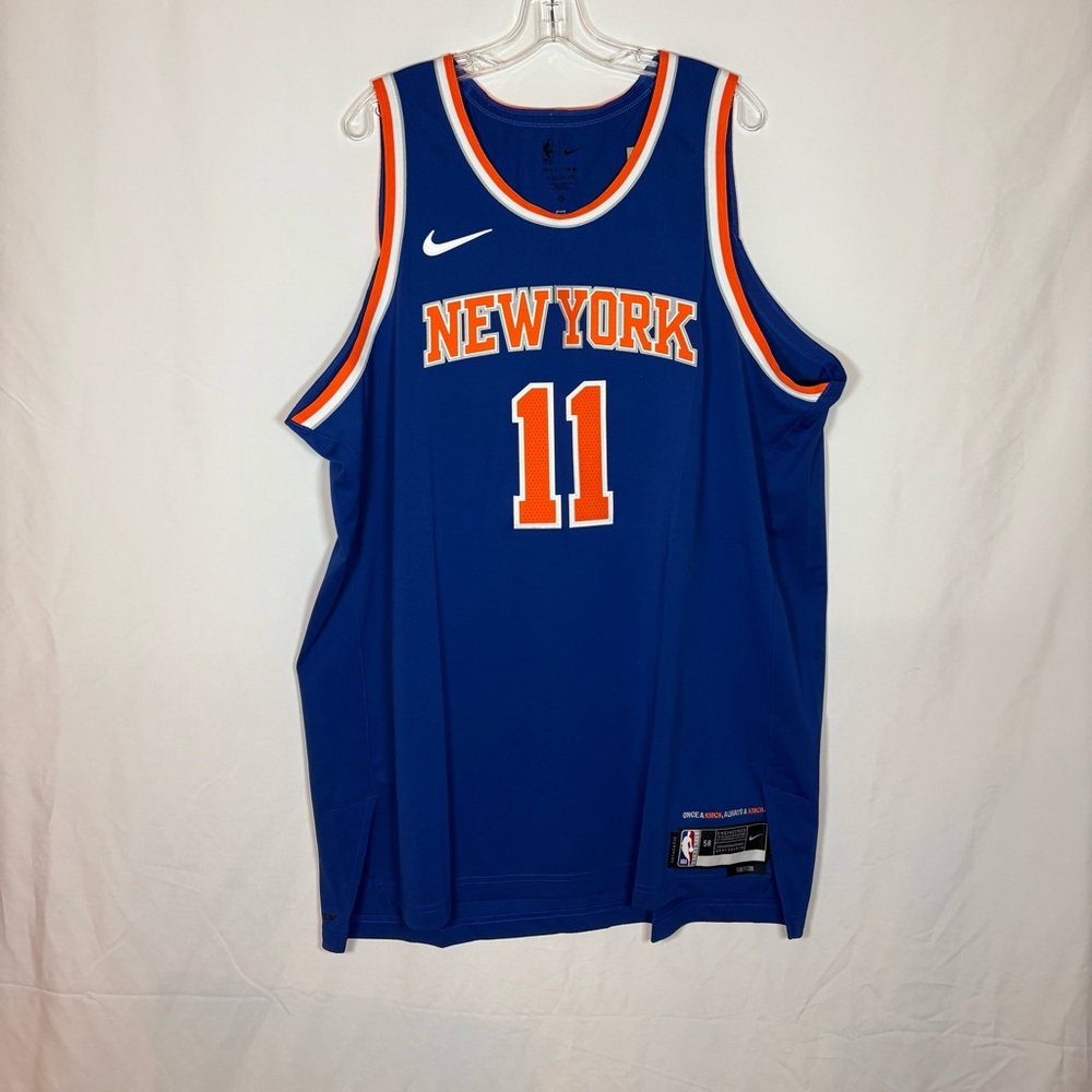 Nike New York Knicks #11 Brunson Authentic Icon Basketball Jersey Size 58 3XL